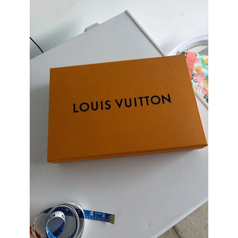Louis Vuitton Magnetic Storage Box Orange Designer Packaging 12x8x2.25